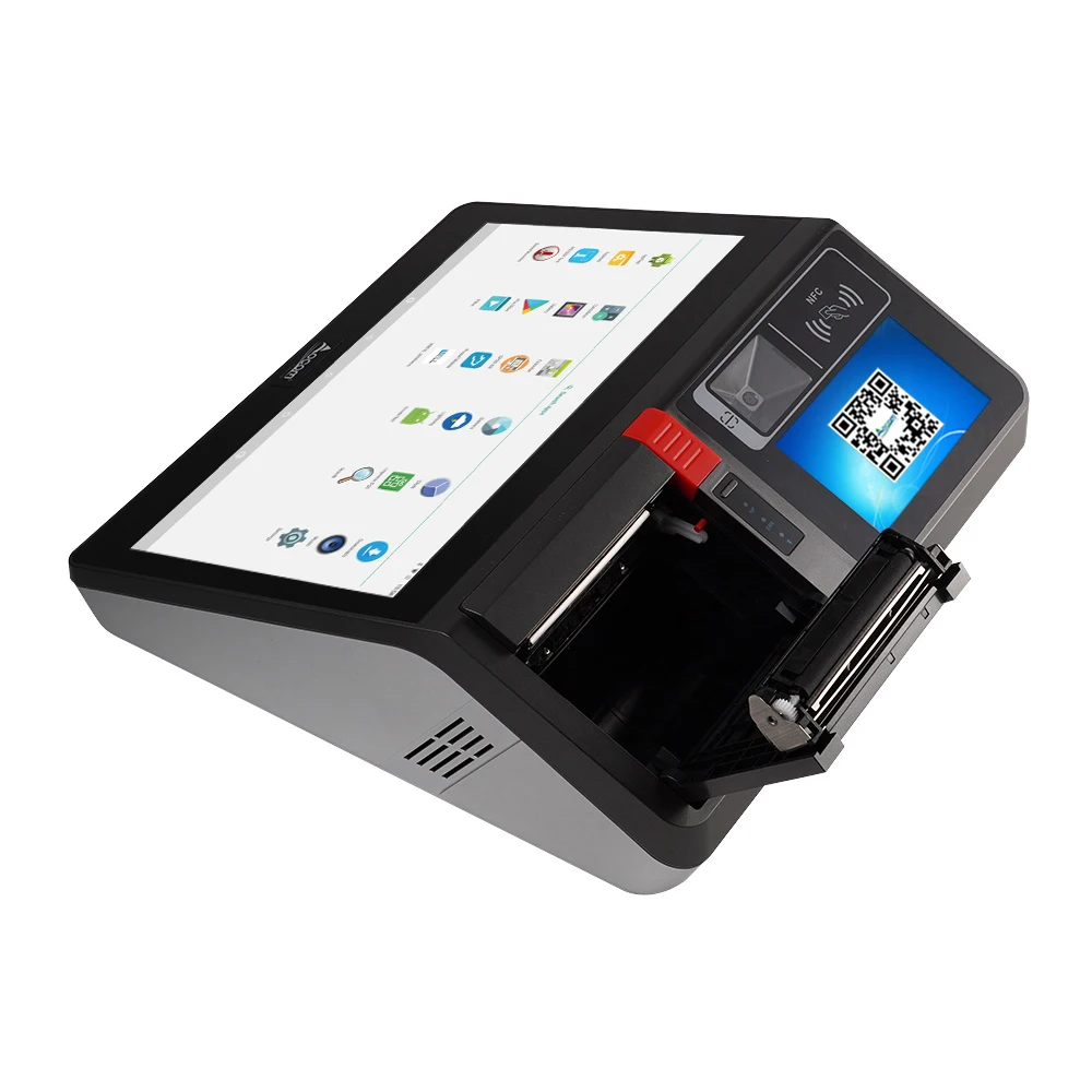 11.6 inch tablet pos android windows all in one touch screen pos system with printer