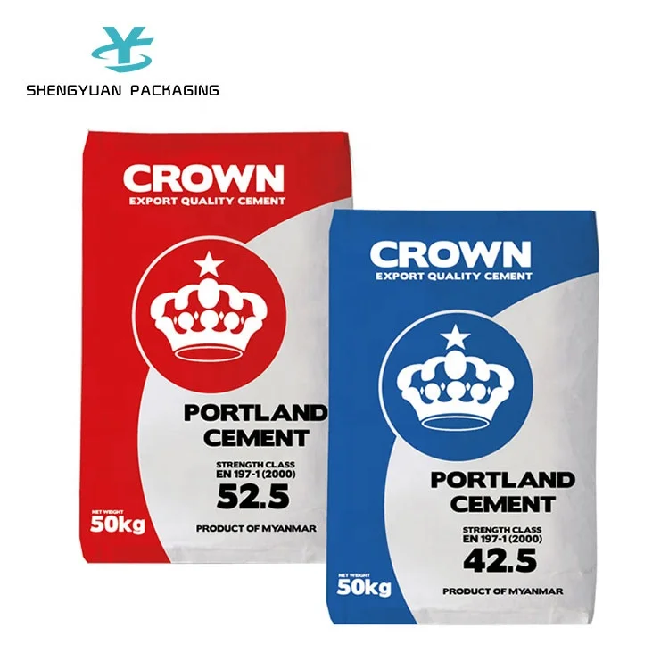 Wholesale China Manufacturer 50kg pp cement packaging Bag Woven Price pp woven big bag for cement