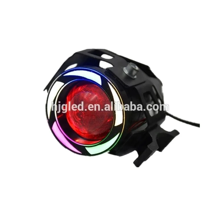 15W running lights led drl daytime light U7 multi color angel eye headlight 12v-80v projector light