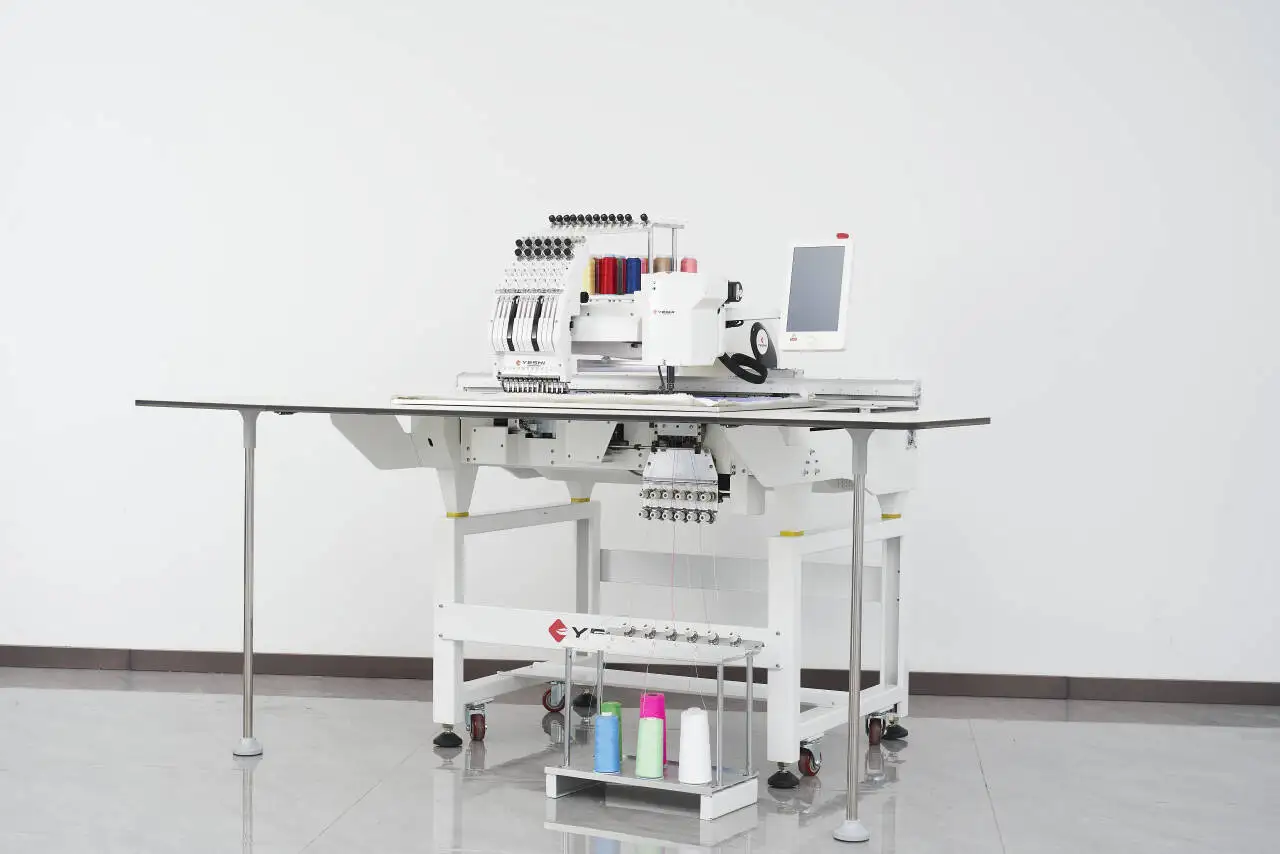 Factory Direct Sales High Quality 1 Head Automatic Computerized Chenille Embroidery Machine Mix Head(Flat+Cording)