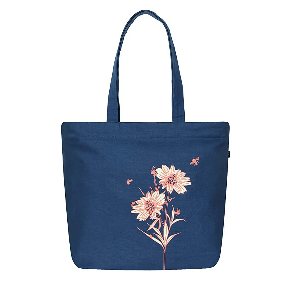 Custom Multicolor Printed Fashion Polyester Canvas Cotton Cloth Bag Algodon Sac En Toile Bolsa Tela Tote Bag Vendor Bolsas De Mo