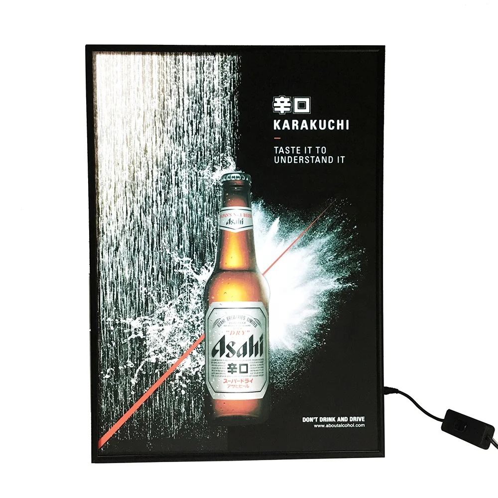 customized  POP EL animated advertisement for product promotion with high brightness and long lifetime