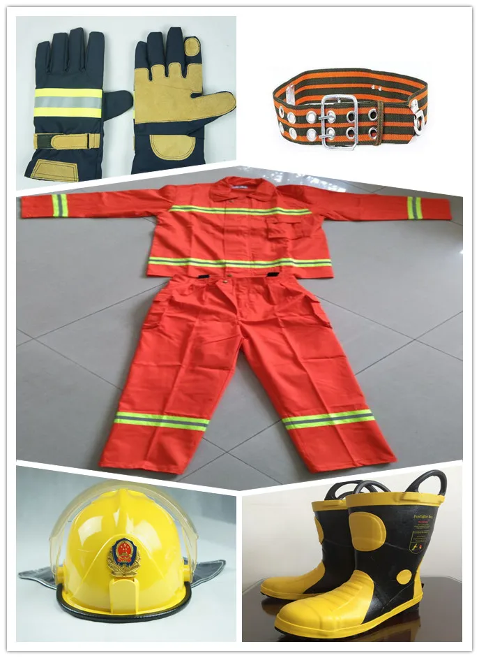 MEIKANG aramid fabric material fireman suit waterproof fireproof