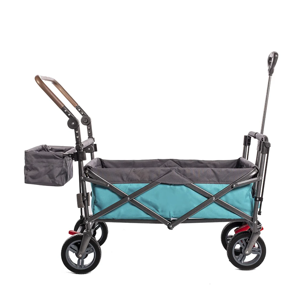 Accept Customized Logo Beach Wagon Folding Hand Beach Trolley Beach Folding Wagon