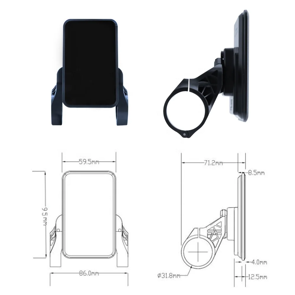 Factory Wholesale E-Bike Colorful LCD 81F Display 36V/48V/52V Display Bicycle Part for Mountain City Ebike Electric Bike