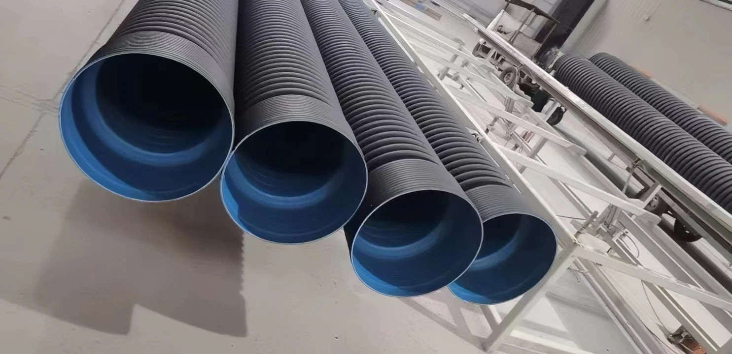 2021  High quality china pvc corrugated irrigation pipe production line