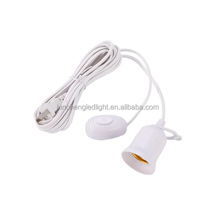 Аксессуары для освещения DIY cable Kit EU US 2-контактный штекер круглый/Твист 0 75 мм 18AWG текстильный кабель с 303 выключателем диммера