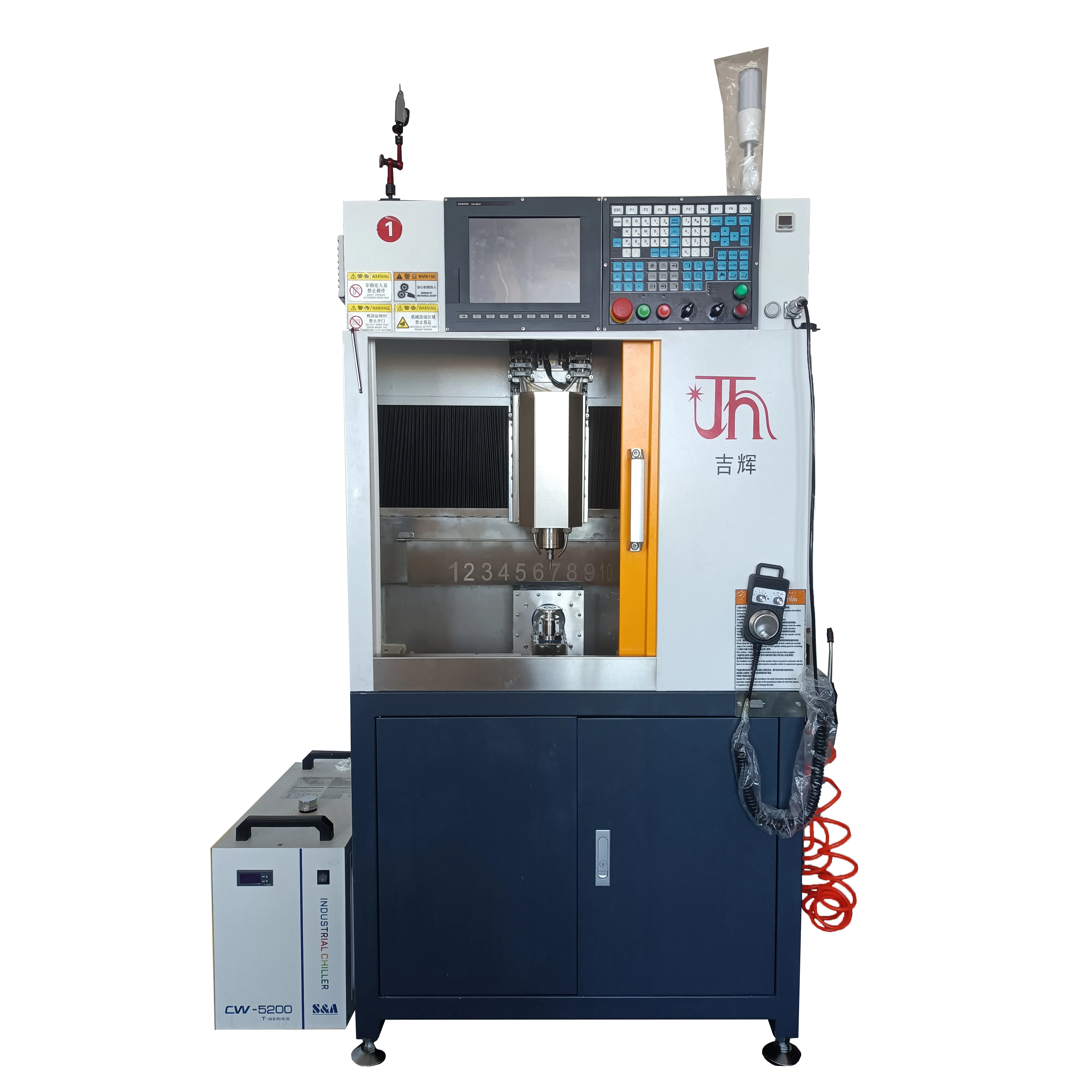 CNC 5000W/800W Milling Machine 5 Axis linkage Automatic tool change Mini-CNC jewelry machine 12 knives in the Arsenal