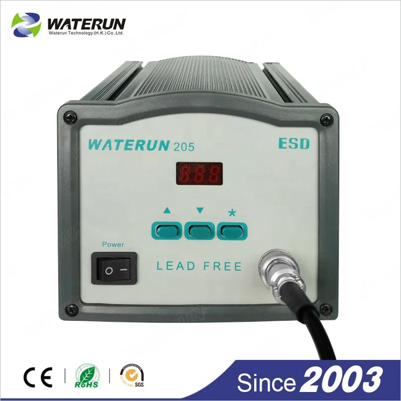 best Waterun-203H 90W high frequency current heating element smd soldering iron station quick soldering station