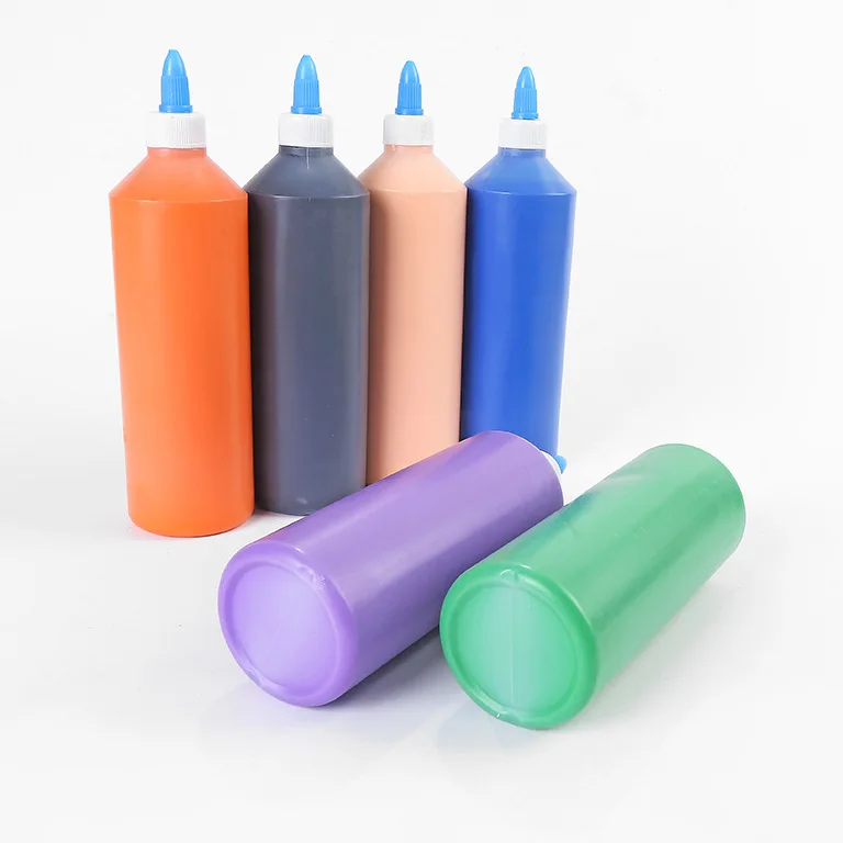 Plaster Doll Drawing Board Graffiti Paint Kids DIY Coloring Acrylics Pigment Artist Acrylic Colour Paint Art 500ml For Painting