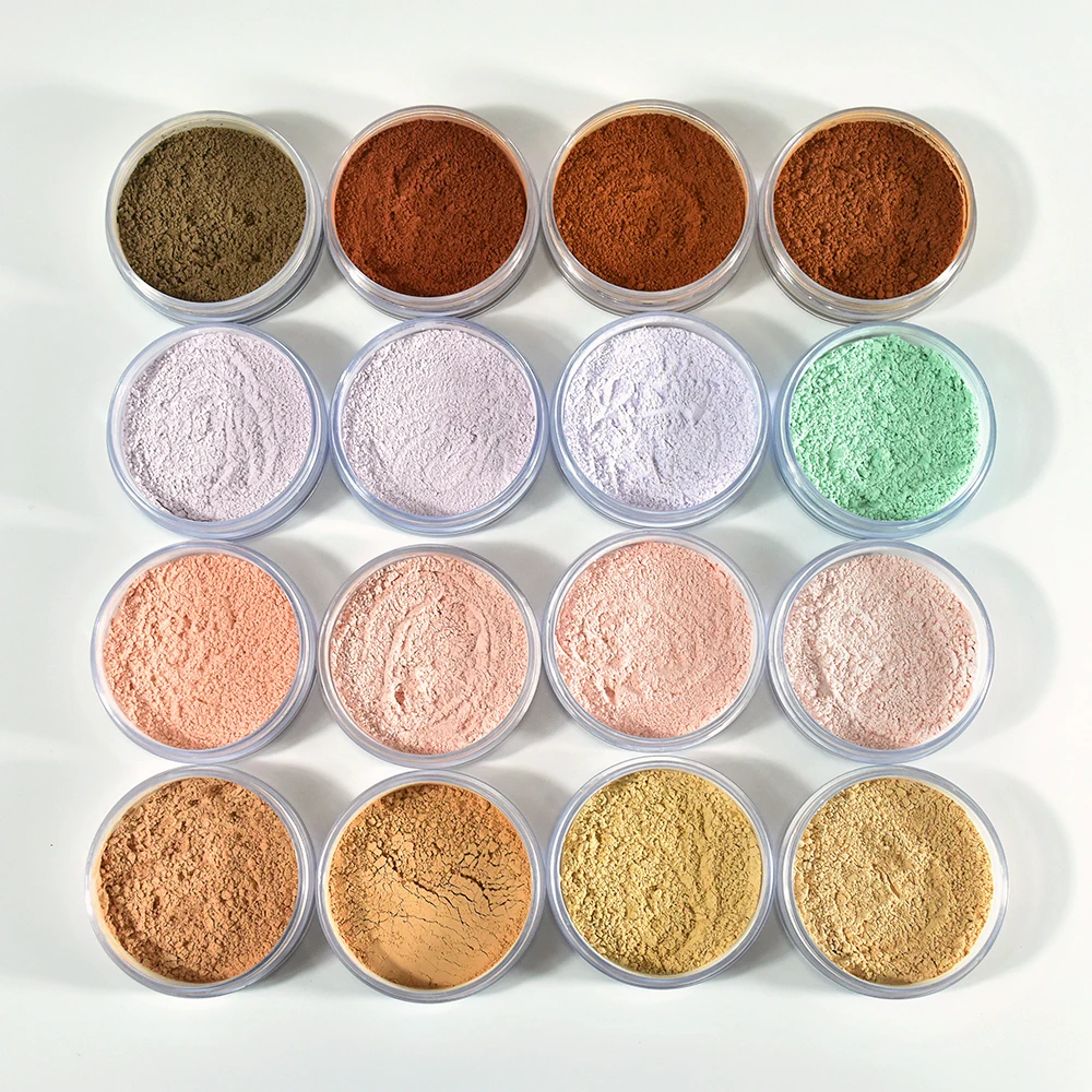 Akiaco Waterproof Custom Makeup Private Label Packaging Containers Highlighter Makeup Loose Face Setting Powder