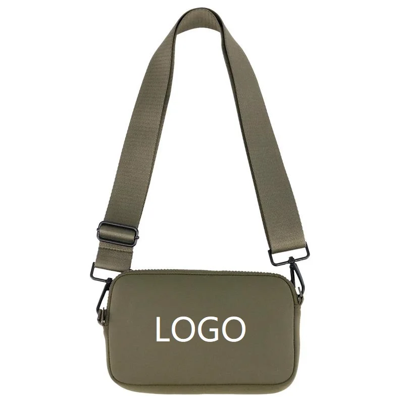 CPC New Design Waterproof Neoprene Cross body Bag shoulder bag with adjustable strap Custom Smartphone bag