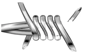 Factory wholesale galvanized barbed wire barbed wire galvanized steel barb wire fence