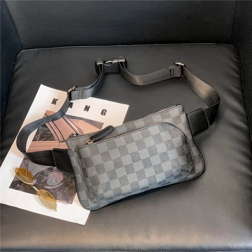 Custom mobile phone purse man messenger bags high quality crossbody sling bag chest bags for men