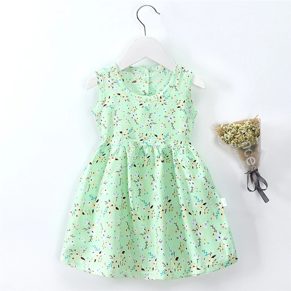 2022 summer new girls dress girls sleeveless dress baby clothes factory direct wholesale