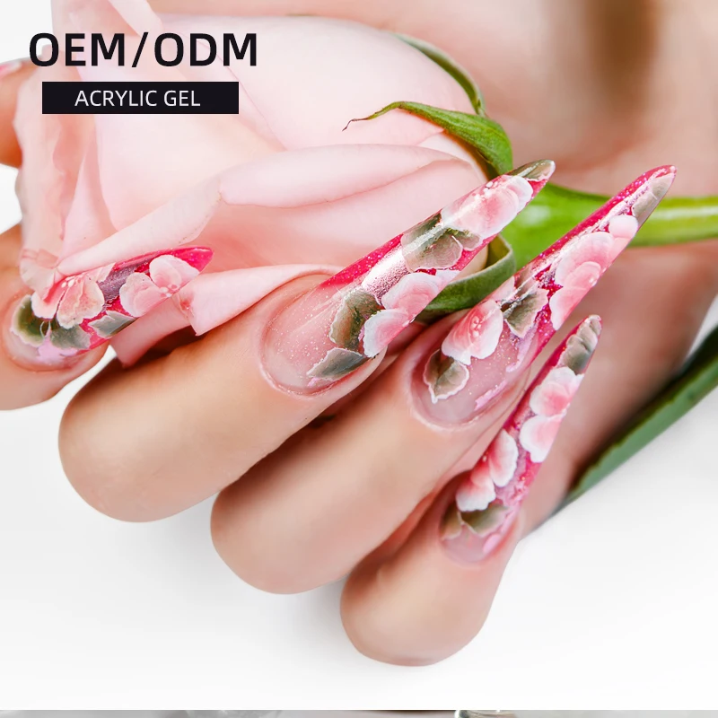 OEM nail polish uv gel high quality Acrylic Gel Lady Nail Beauty