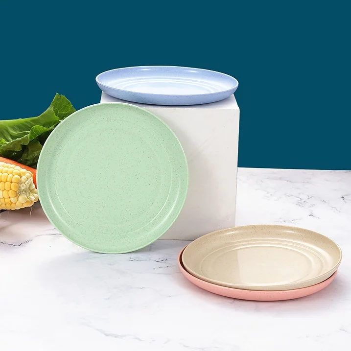 Набор посуды из пшеничной соломы без бисфенола А для контакта с пищевыми продуктами