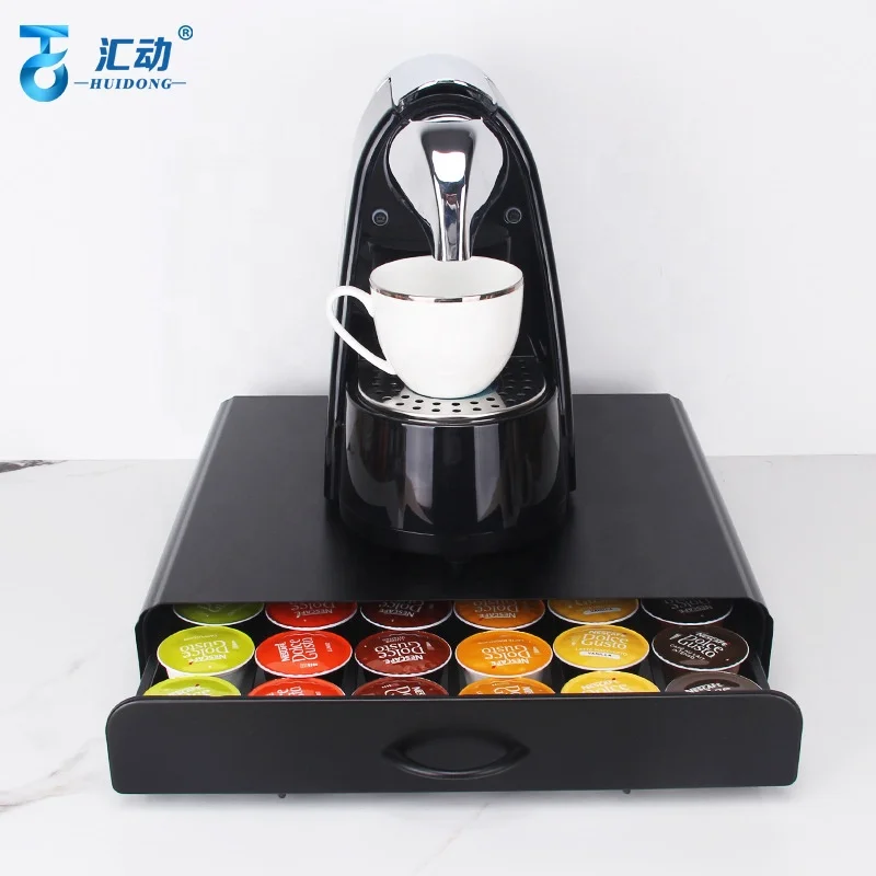 Drawer coffee capsule holder dolce gusto Plastic portable nespresso capsule coffee machine holder storage