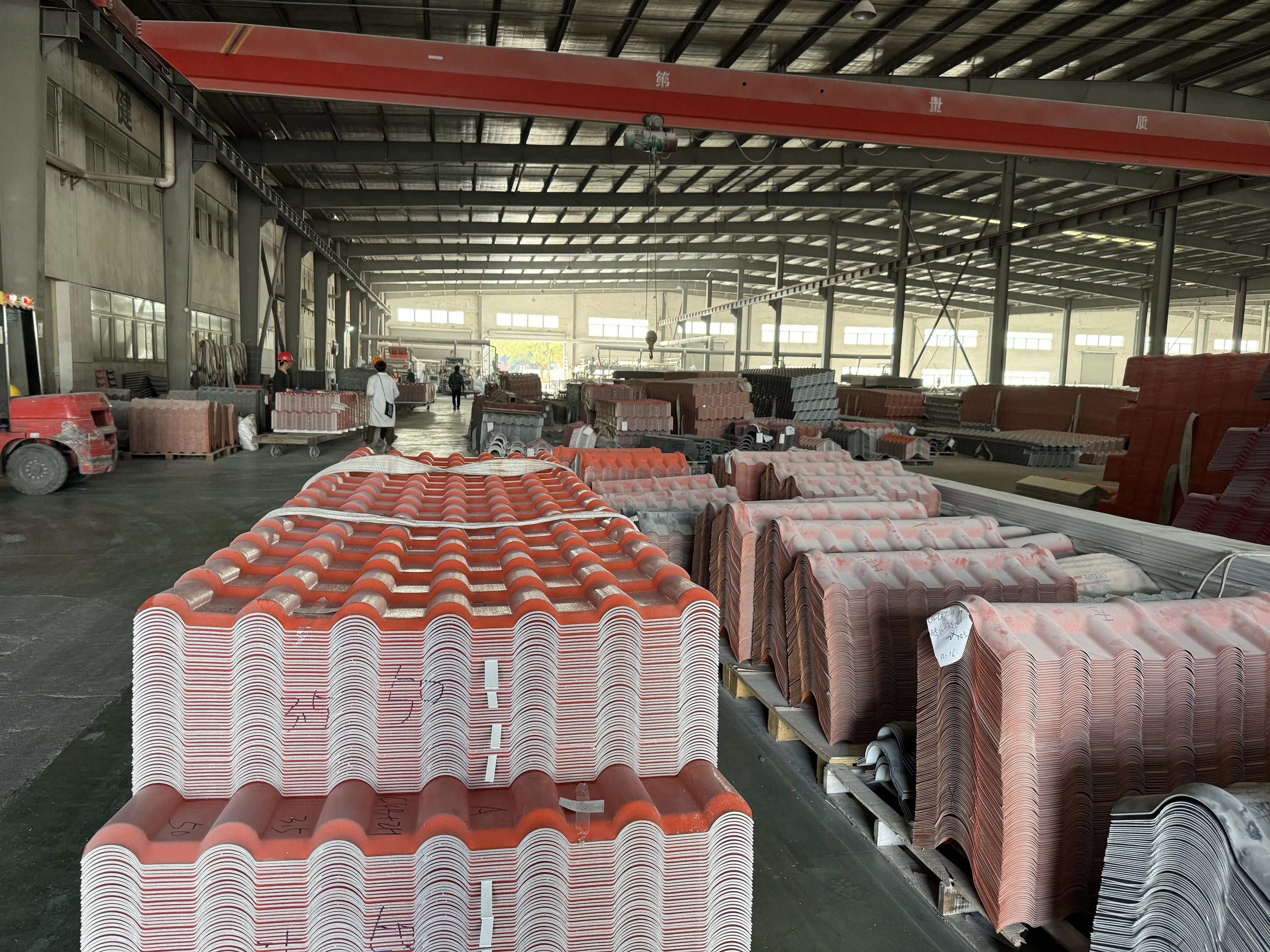 Plastic roofing tile pvc glazed tile ASA resin roof tile upvc sheet