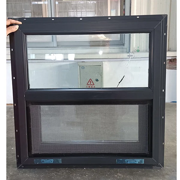 Черные наклонные окна janelas из ПВХ fenster для любой погоды стеклянные двойное подвесное окно с формованием WEIKA