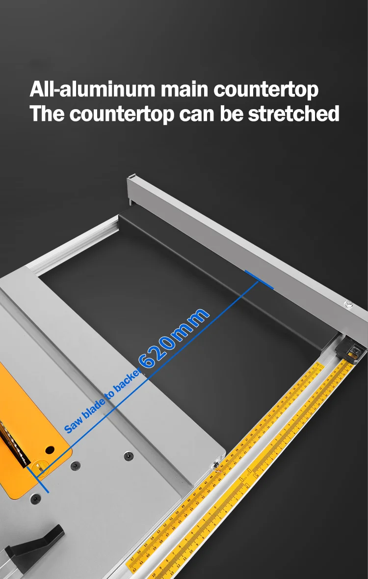 High Effective Table Saw Carpenter Bench Saw Wood Working Table Bench Three In One Table Saw