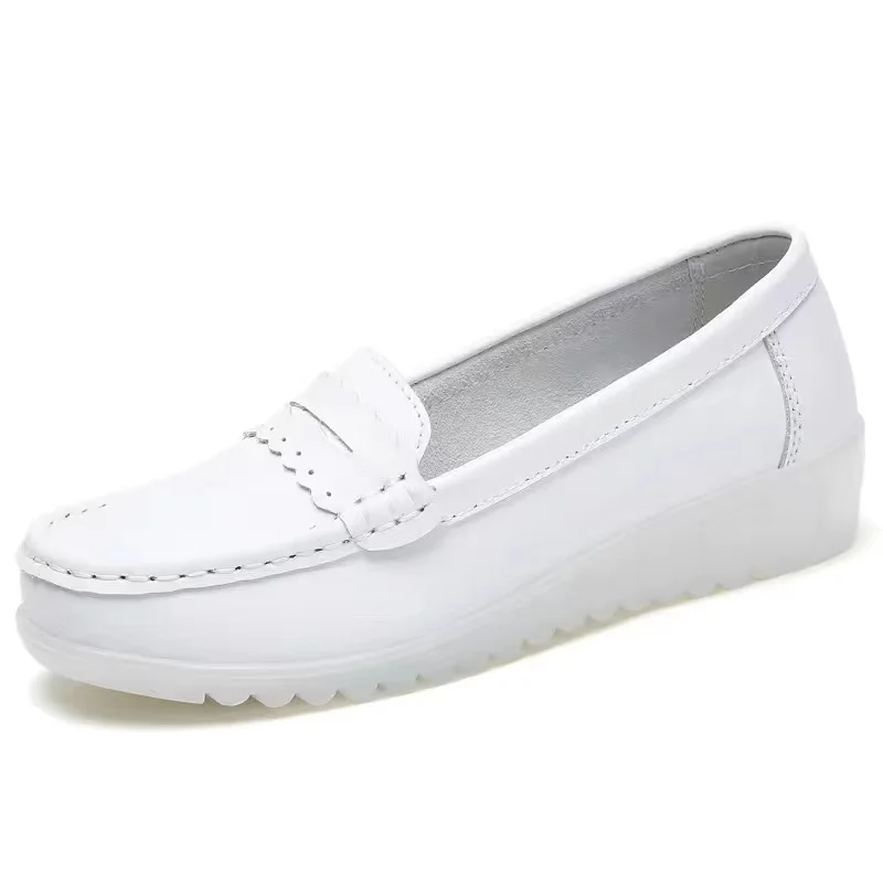 JUSTGOOD Wholesa Hospital White r Mates Nurse Shoes  Breathable Woman Women Females Nursing Shoes