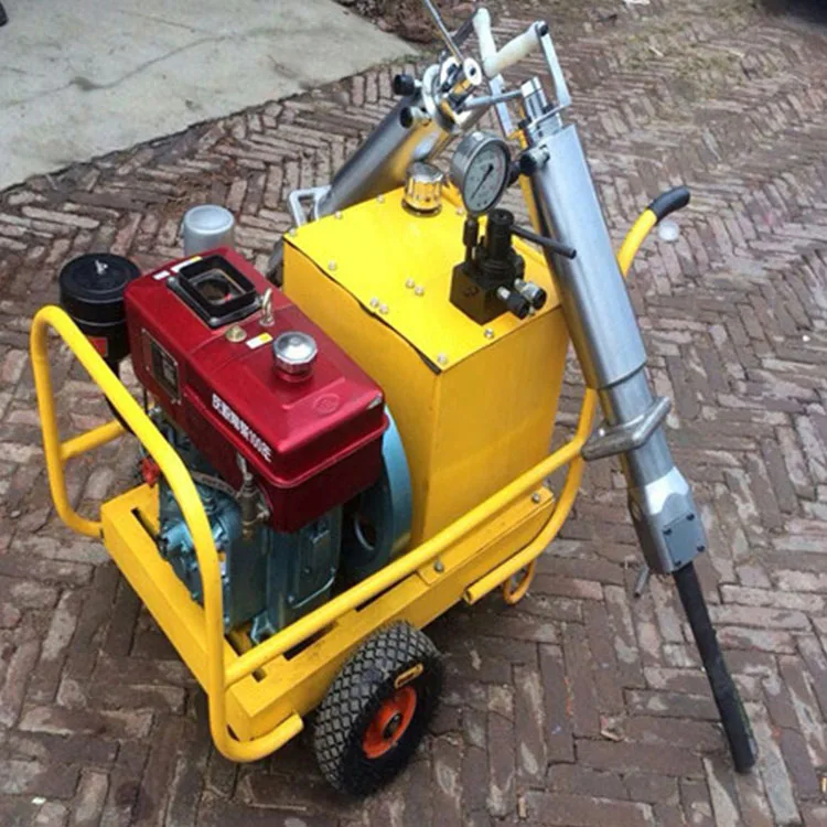 Factory selling stone break hydraulic rock splitting machine on the Mountain