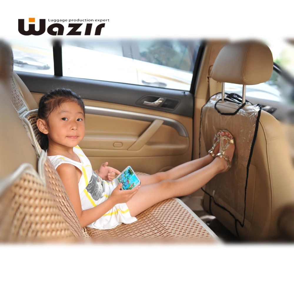 Anti Stepped Dirty Car Seat Back Cover Protector Kids Baby Transparent Kick Mat