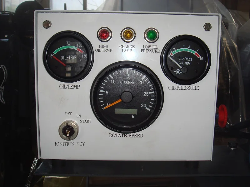 Control Panel 3 Gauges detection of the engine speed oil temperature and oil pressure