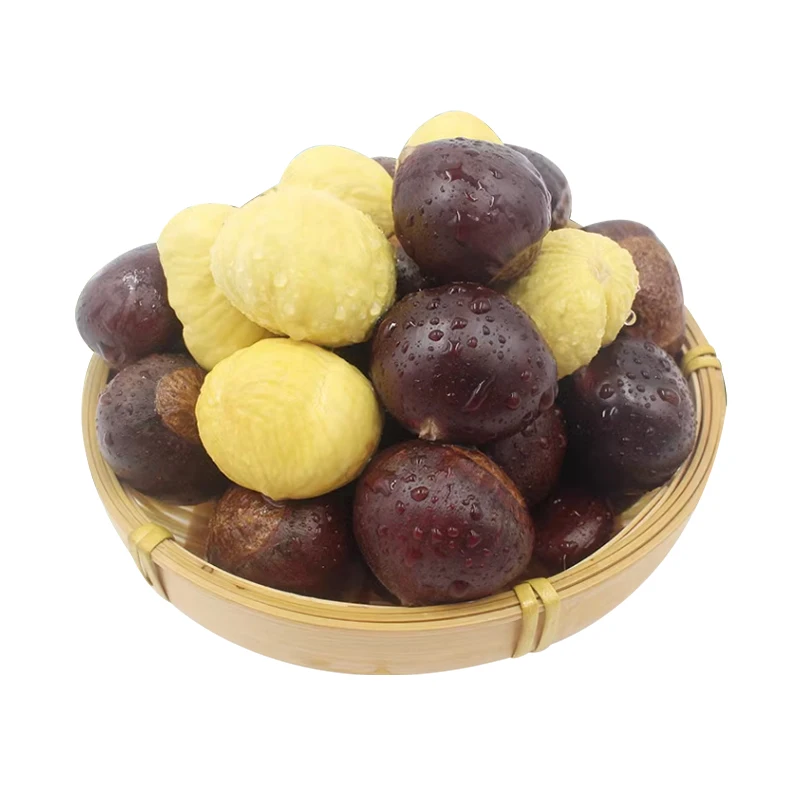 Changli cheap price chineses fresh chestnut Vacuum packed peeld chestnuts