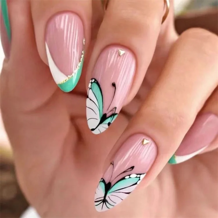 High Quality Press On Nails Sexy Leopard Designed Nail Tips Supplies