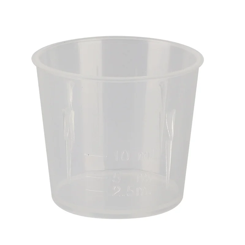 Small Food Grade 5-480ml Plastic Measuring Cup with Scale 10ml Model for Liquid Usage for Home Use
