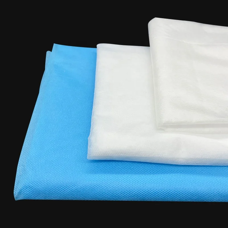 China Wholesale Diaper Material SSS Nonwoven Fabric Polypropylene Fabric Rolls Sheet for Diaper Use