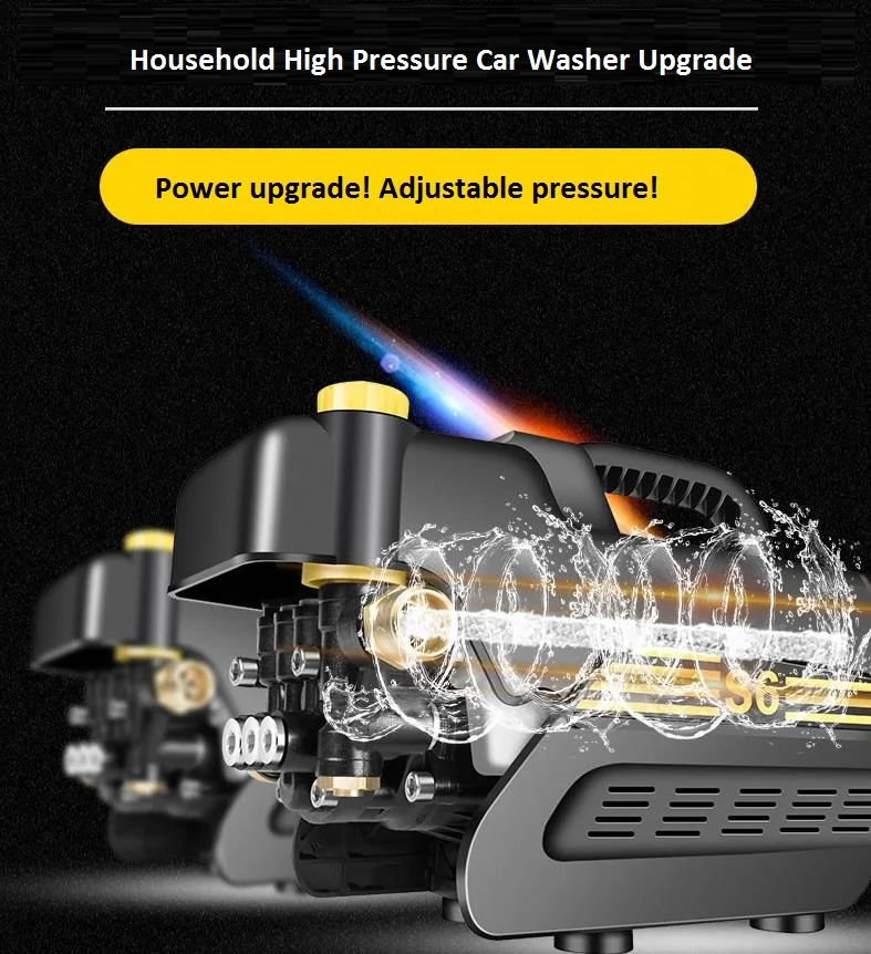 High pressure water jet cleaning carwasher pressure washer