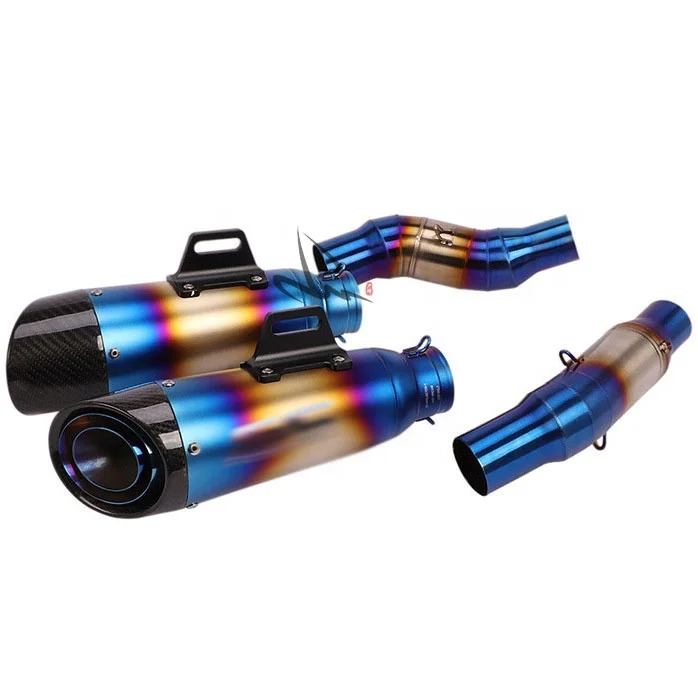 Sanhang Cheap Slip On Motorcycle Middle Link Pipe For Z1000 Kawasaki 2010-2020 With SC Project Exhaust Pipe