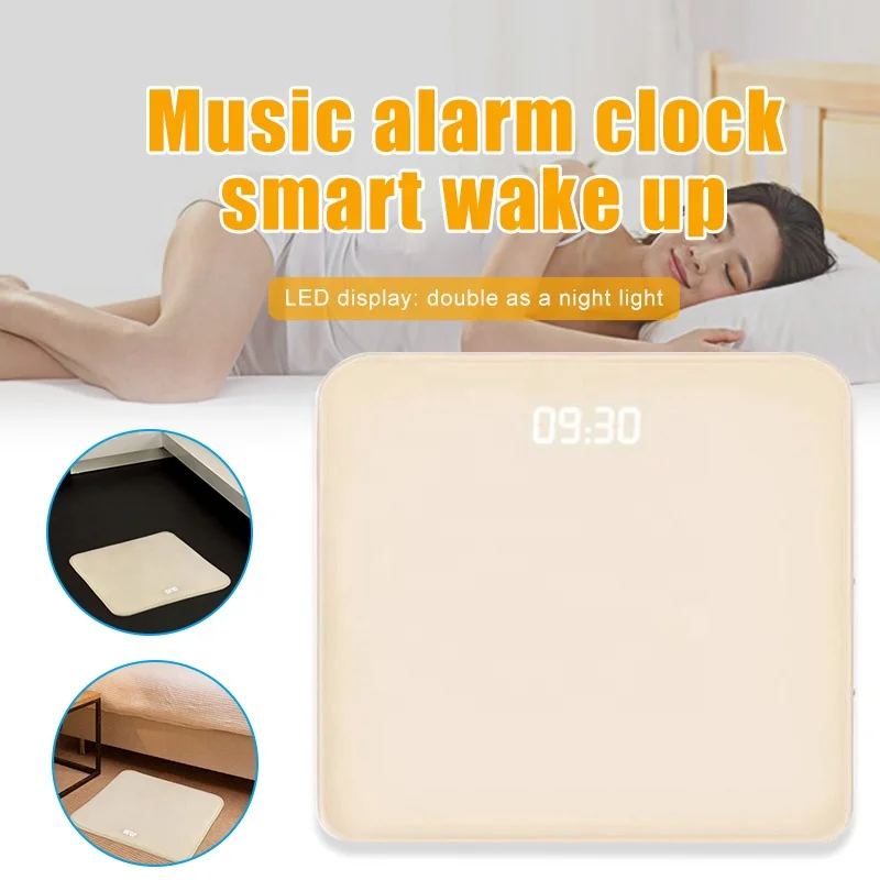 Давление пол сигнальный звонок спальня противоскользящая износостойкая мягкая Смарт ковер будильник коврик