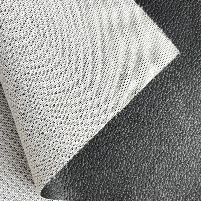 Waterproof Scratch-Resistant Wear-Resistant PVC Leather for Home Textiles 0.7mm Fish Scale Cloth Litchi Pattern Sofa Car Seats