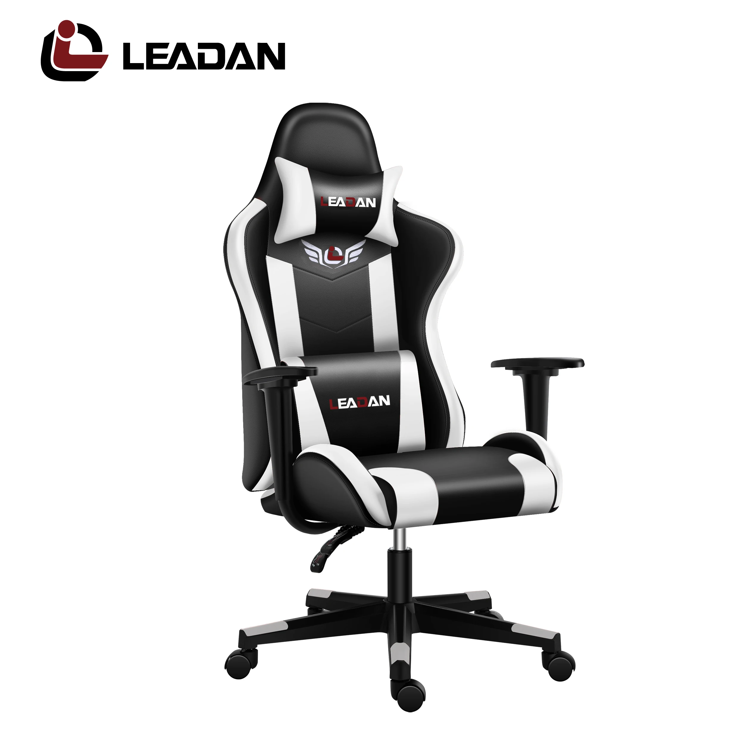 
LEADAN dxracer fantech gamer pc cheap white led rgb pink wholesale game massage custom chair gaming chair with speaker office 