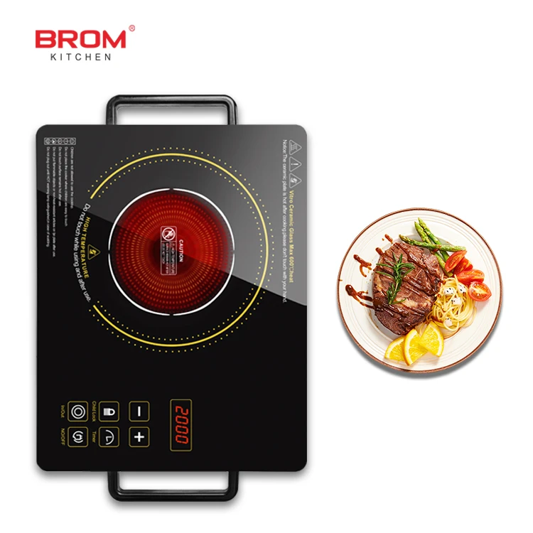 bbq halogen electrical stove electric infrared induction cooktop single cooker