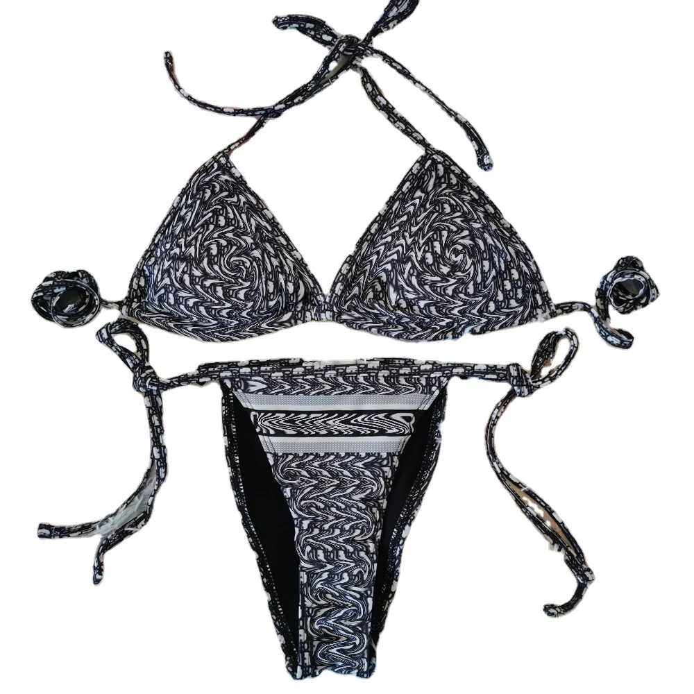 Wholesale International Brand Women Luxury Swimsuits Designer Bikini Two Piece Designer Swimsuits Famous Brand swimwear