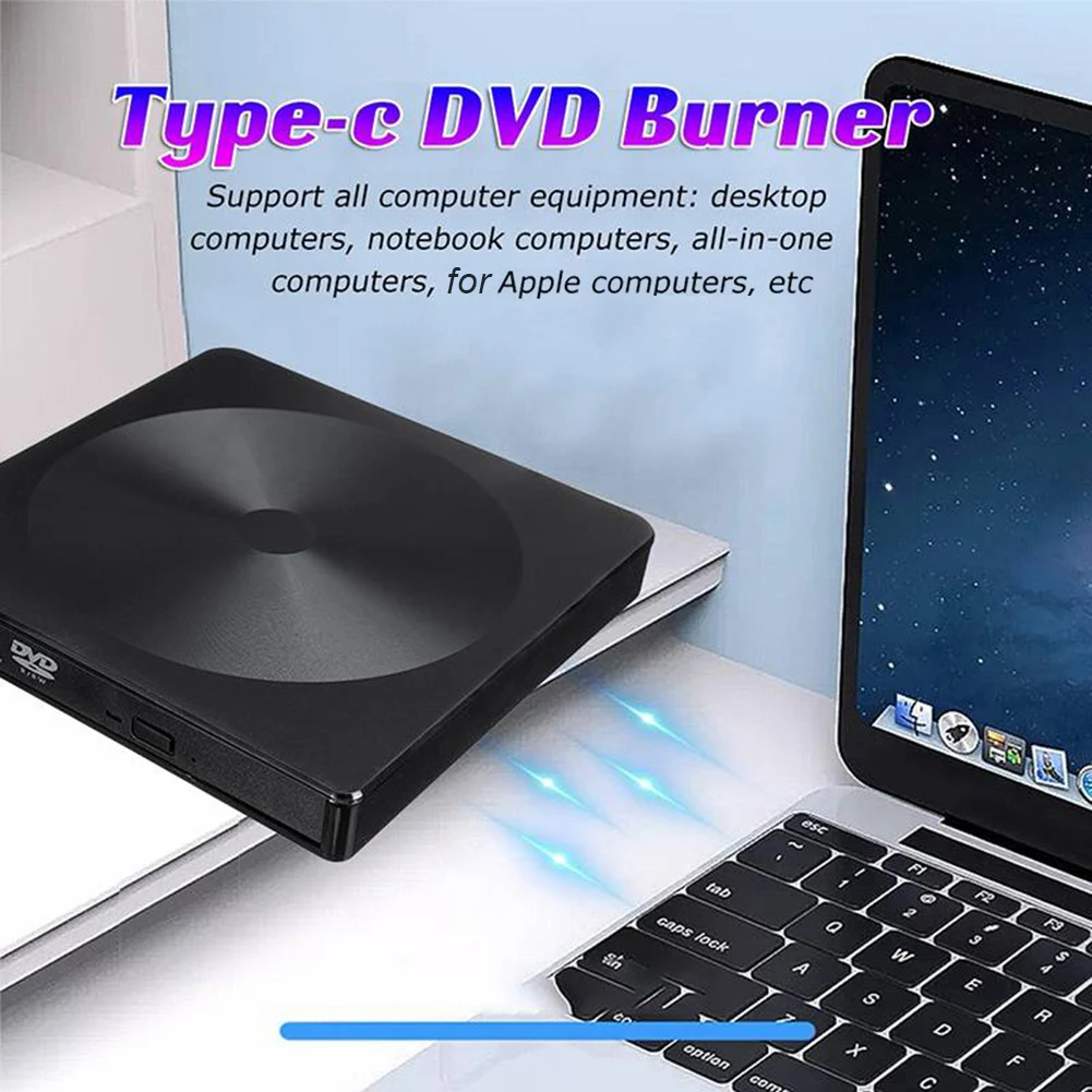 Внешний cd dvd привод для ноутбука ПК ноутбук usb 2 0 cdr записывающее