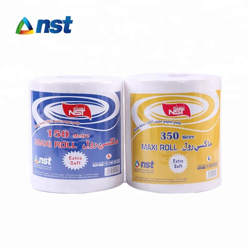 Eco-friendly Hand Towel Paper Virgin Wood Pulp Tissue Paper Rolls