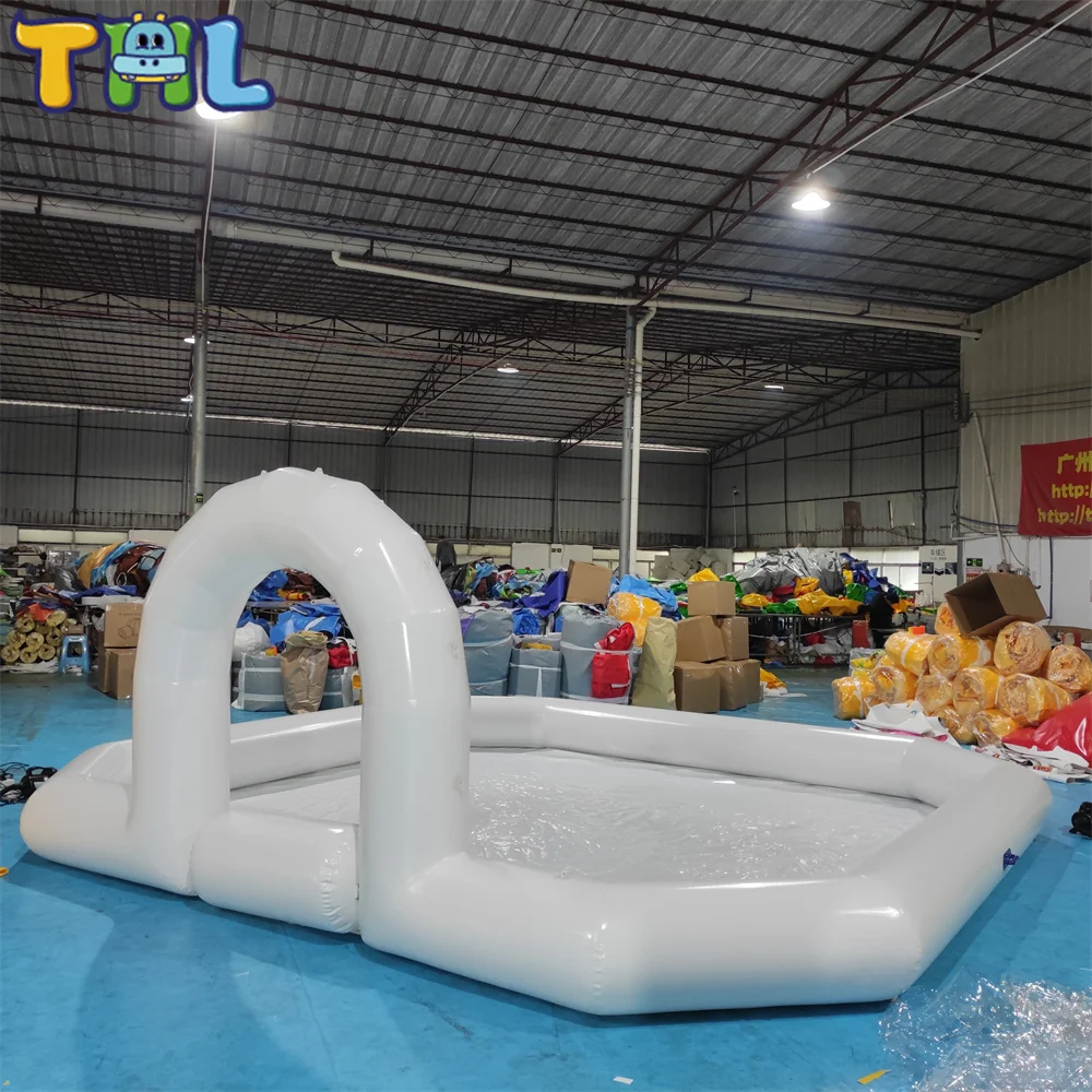 best PVC custom inflatable race track for bumper cars inflatable race track