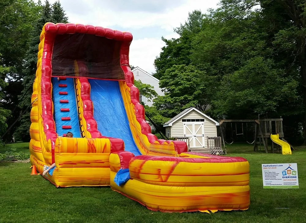 Good Quality Long Slide Adults Outdoor Beach Giants Inflatable Water Slide With Blower for Sale