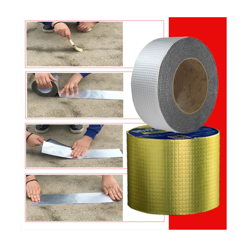 High Polymer Flexible Flashings Coloured Tpo Membranes Self-Adhesive Bitumen Roofing Sealant Butyl Tape