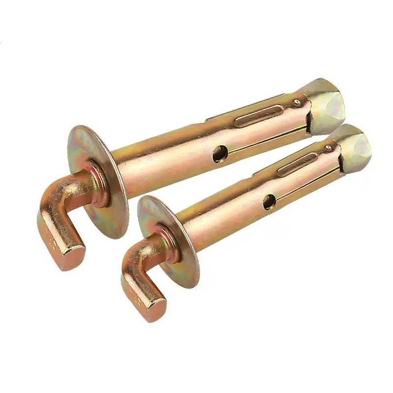 Zinc Plated J Type Sleeve Anchor Hook Expansion Bolts for Solar Water Heater