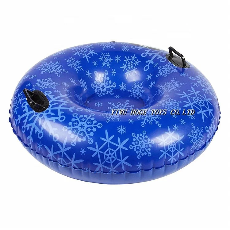 Thicken and cold-resistant pvc tubing snow sledge slide inflatable snow tube sled for kids adults