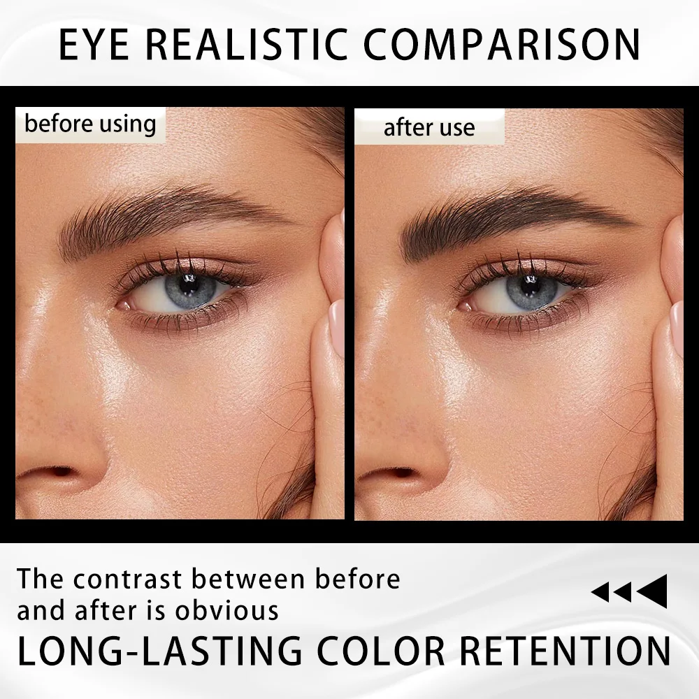 Custom eyelash and brow code stain kit private label professional perma blend pigment henna tattoo tinted dye brow cream gel