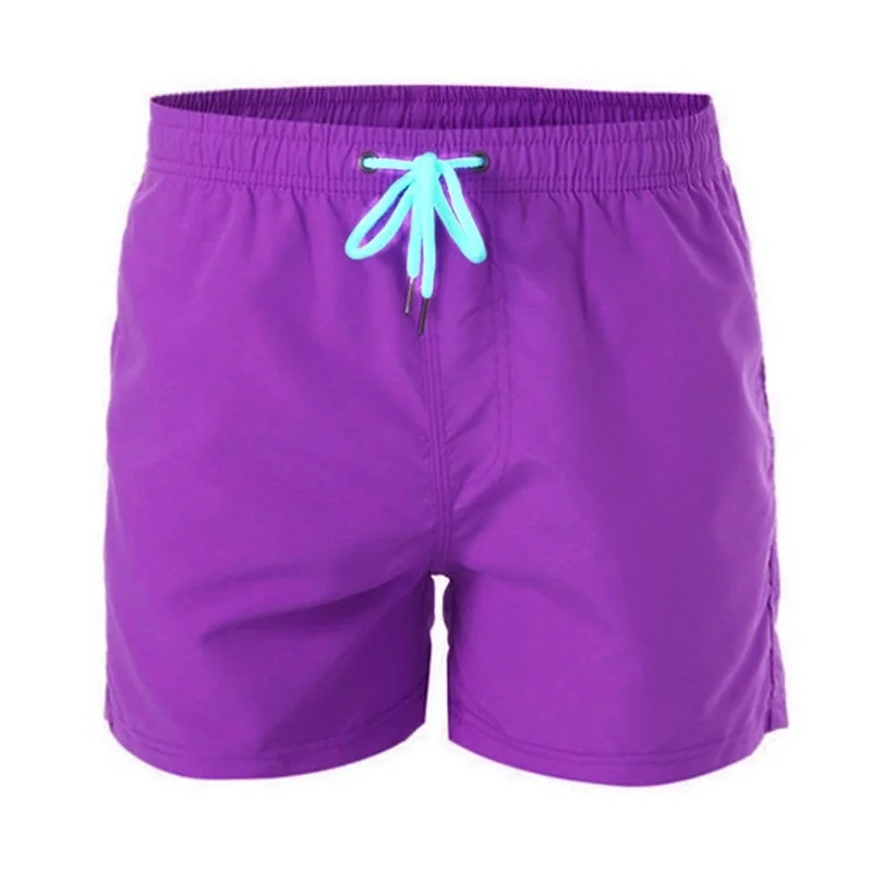 Summer Custom Long Drawstring Mens Beach Shorts Running Nylon Shorts100% Polyester Swim Trunks Mesh Swim Shorts For Men