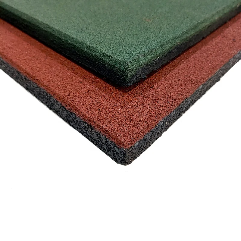 15mm Safety Playground Floor School Playground Floor Mats Anti-slip Swimming Pool Rubber Flooring